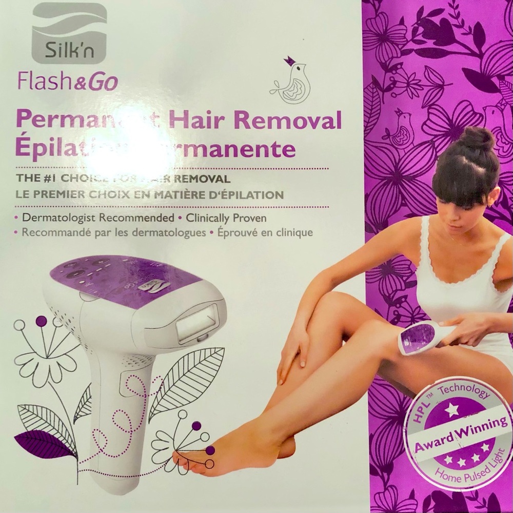 Silk’n Flash & Go Hair Removal at Home  Hand Held IPL Laser Hair Removal